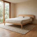 Ex Display - Penley King Bed Frame - Natural Oak - Last One Bed Frame Century-Core