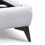 Celeste Fabric King Bed - Pearl Grey King Bed YoBed-Core   