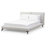 Celeste Fabric King Bed - Pearl Grey King Bed YoBed-Core   