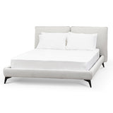 Celeste Fabric King Bed - Pearl Grey King Bed YoBed-Core   