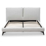 Celeste Fabric King Bed - Pearl Grey King Bed YoBed-Core   