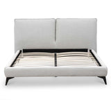 Celeste Fabric King Bed - Pearl Grey King Bed YoBed-Core   