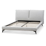 Celeste Fabric King Bed - Pearl Grey King Bed YoBed-Core   