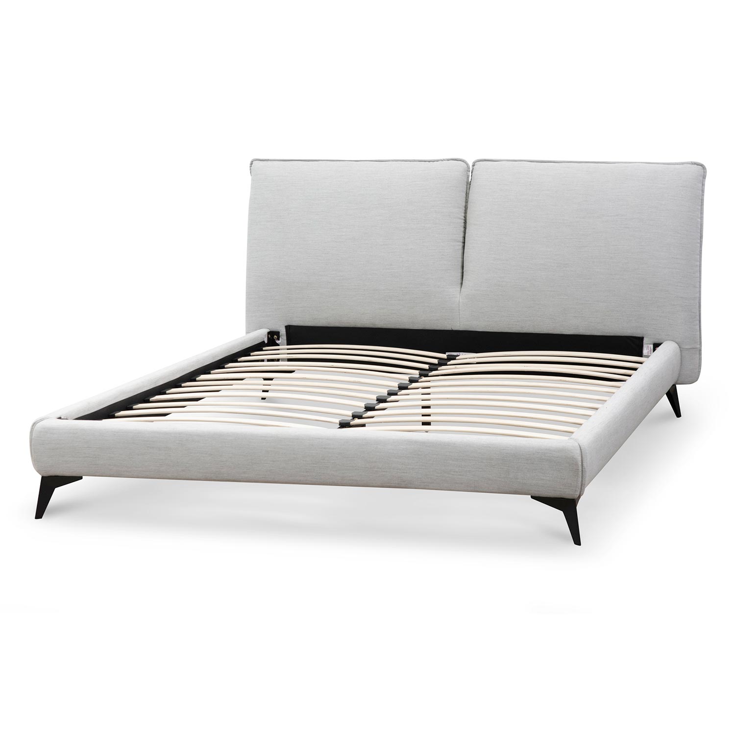 Celeste Fabric King Bed - Pearl Grey King Bed YoBed-Core   