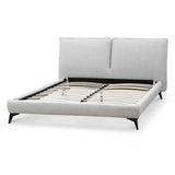 Celeste Fabric King Bed - Pearl Grey King Bed YoBed-Core   