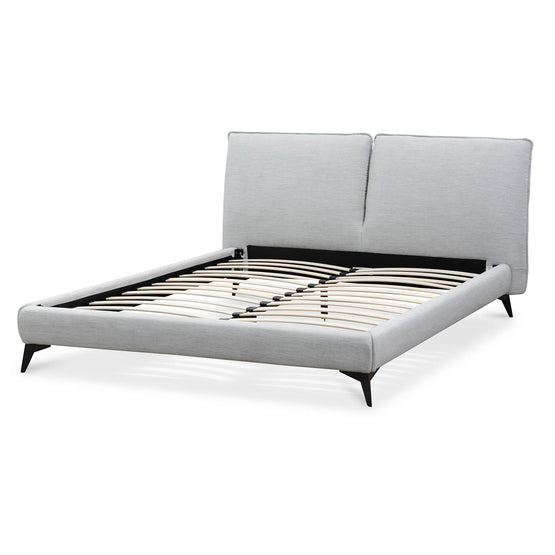 Celeste Fabric King Bed - Pearl Grey King Bed YoBed-Core   