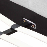 Celeste Fabric King Bed - Pearl Grey King Bed YoBed-Core   