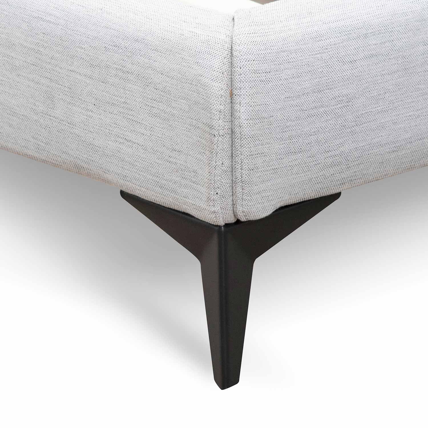 Celeste Fabric King Bed - Pearl Grey King Bed YoBed-Core   