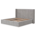 Hillsdale Wide Base Queen Bed Frame - Oyster Beige Bed Frame Ming-Core   