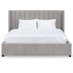 Hillsdale Wide Base King Bed Frame - Oyster Beige - Last One Bed Frame Ming-Core   