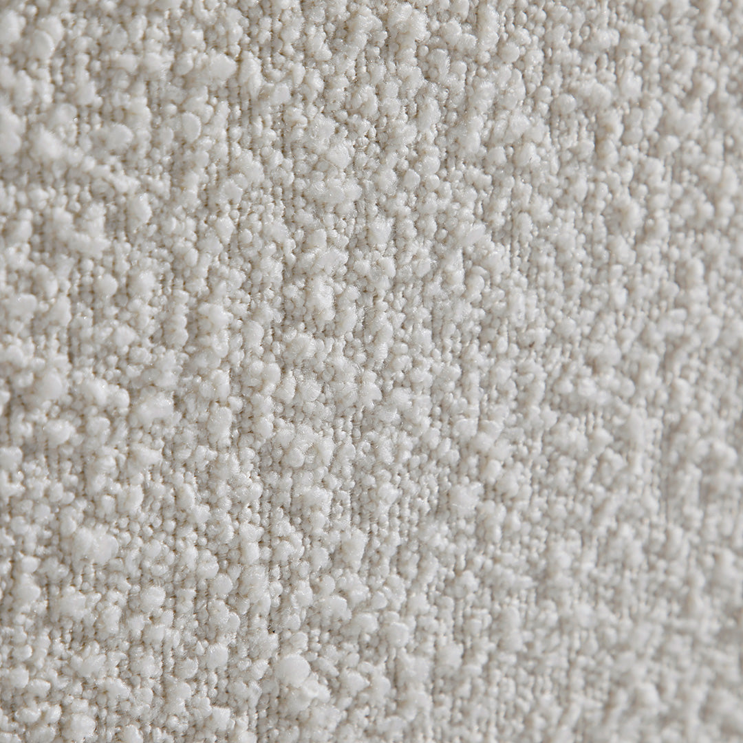 Antonia Queen Bed Frame - Antique White Boucle with Storage Queen Bed YoBed-Core   