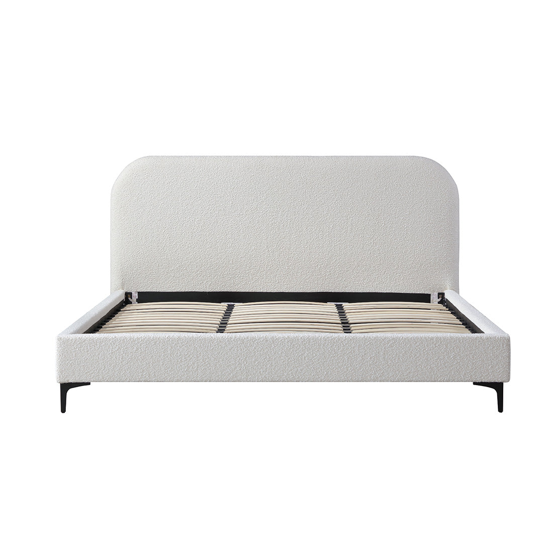 Meredith Queen Bed Frame - Cream White Bed Frame YoBed-Core   