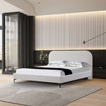 Meredith Queen Bed Frame - Cream White Bed Frame YoBed-Core   