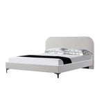 Meredith Queen Bed Frame - Cream White Bed Frame YoBed-Core   