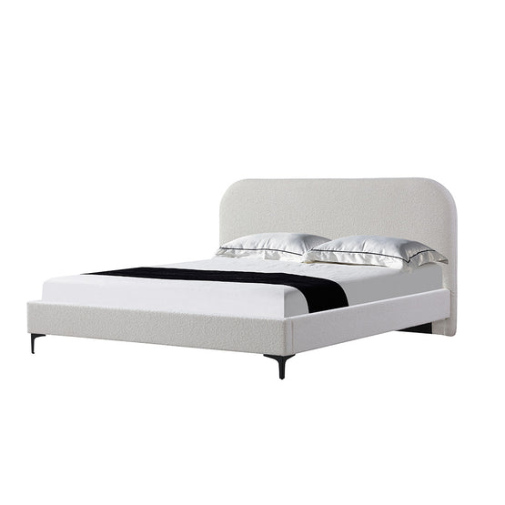 Meredith Queen Bed Frame - Cream White Bed Frame YoBed-Core   