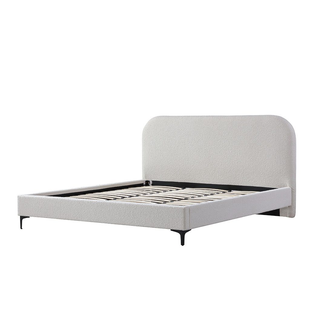 Meredith Queen Bed Frame - Cream White Bed Frame YoBed-Core   