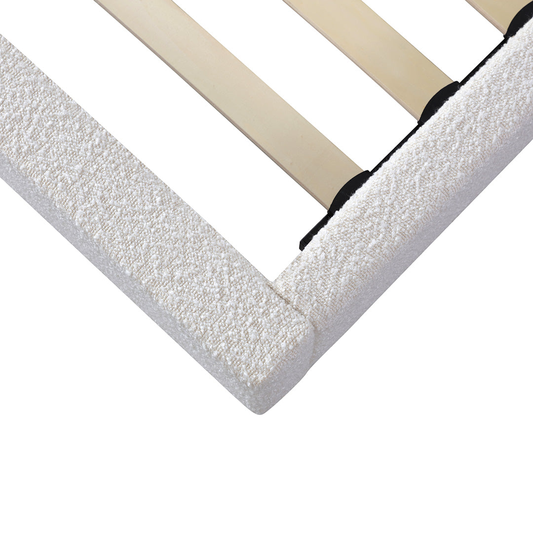 Meredith Queen Bed Frame - Cream White Bed Frame YoBed-Core   