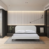 Meredith Queen Bed Frame - Cream White Bed Frame YoBed-Core   