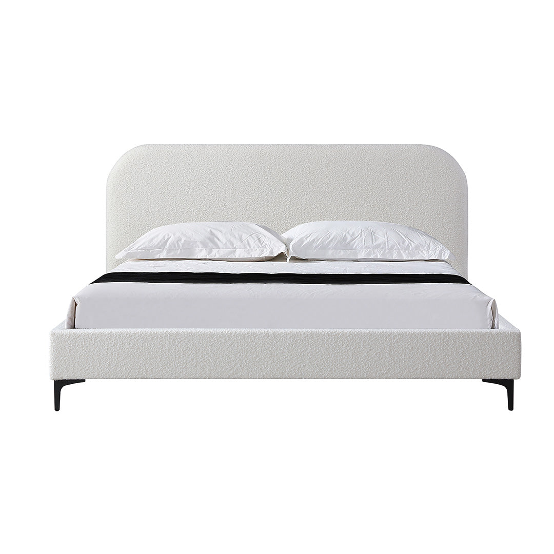 Meredith Queen Bed Frame - Cream White Bed Frame YoBed-Core   