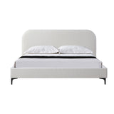 Meredith Queen Bed Frame - Cream White Bed Frame YoBed-Core   