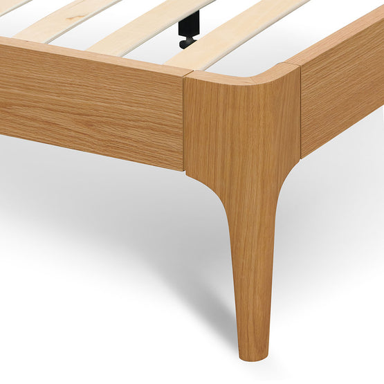Belmont Queen Bed Frame - Natural Oak Bed Frame Century-Core   