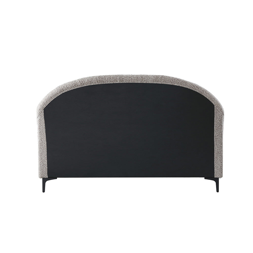 Olin Fabric Queen Bed Frame - Olive Brown Boucle - Last One Bed Frame YoBed-Core
