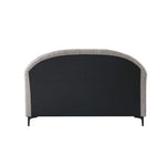 Olin Fabric Queen Bed Frame - Olive Brown Boucle - Last One Bed Frame YoBed-Core