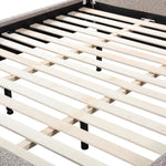 Cedar King Bed Frame - Olive Brown Boucle Bed Frame YoBed-Core