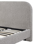 Meredith Queen Bed Frame - Olive Brown Boucle Bed Frame YoBed-Core   