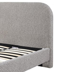 Meredith King Bed Frame - Olive Brown Boucle Bed Frame YoBed-Core   