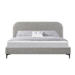 Meredith Queen Bed Frame - Olive Brown Boucle Bed Frame YoBed-Core   