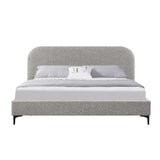 Meredith Queen Bed Frame - Olive Brown Boucle Bed Frame YoBed-Core   