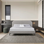 Meredith Queen Bed Frame - Olive Brown Boucle Bed Frame YoBed-Core   