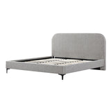 Meredith King Bed Frame - Olive Brown Boucle Bed Frame YoBed-Core   