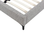 Meredith Queen Bed Frame - Olive Brown Boucle Bed Frame YoBed-Core   
