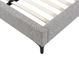Meredith Queen Bed Frame - Olive Brown Boucle Bed Frame YoBed-Core   