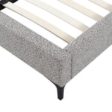 Meredith Queen Bed Frame - Olive Brown Boucle Bed Frame YoBed-Core   