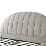 Olin Fabric Queen Bed Frame - Olive Brown Boucle - Last One Bed Frame YoBed-Core