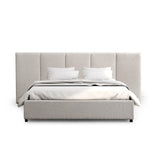 Amado King Bed Frame - Clay Grey with Storage Bed Frame Ming-Core   