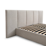 Amado King Bed Frame - Clay Grey with Storage Bed Frame Ming-Core   