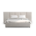 Amado King Bed Frame - Clay Grey with Storage Bed Frame Ming-Core   