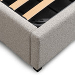 Amado King Bed Frame - Clay Grey with Storage Bed Frame Ming-Core   