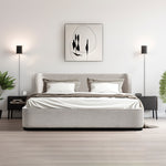 Jamar Queen Bed Frame - Clay Grey Bed Frame Ming-Core   