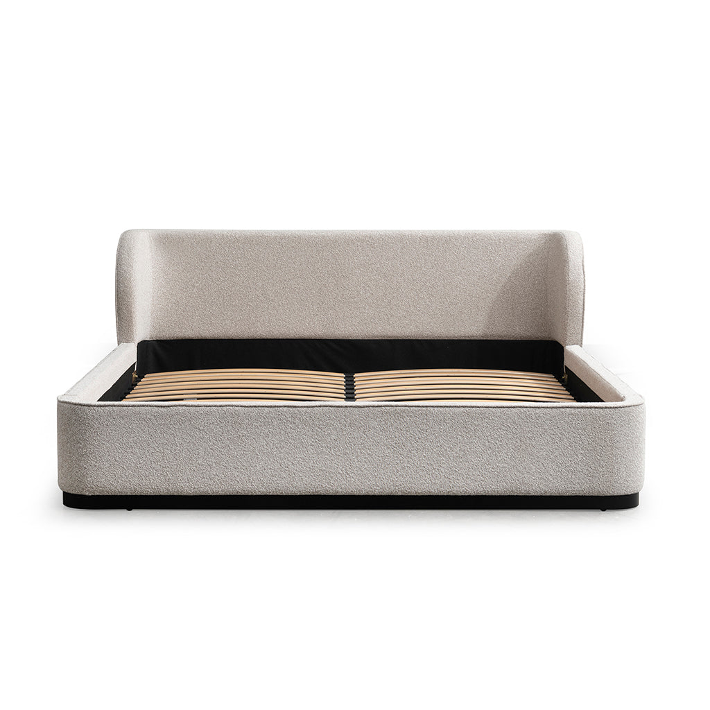 Jamar Queen Bed Frame - Clay Grey Bed Frame Ming-Core   