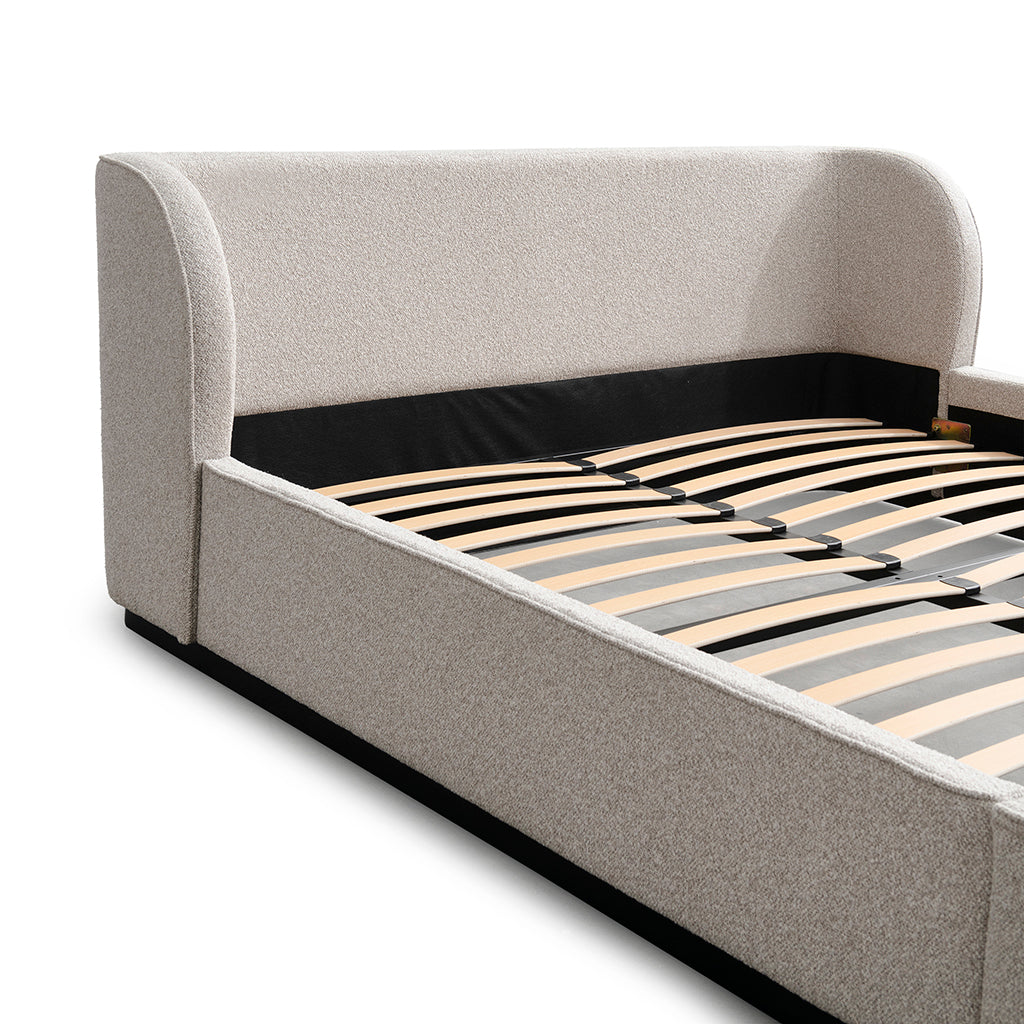 Jamar Queen Bed Frame - Clay Grey Bed Frame Ming-Core   