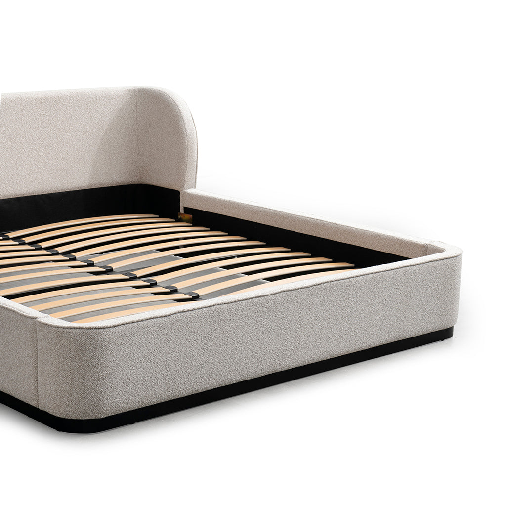 Jamar Queen Bed Frame - Clay Grey Bed Frame Ming-Core   