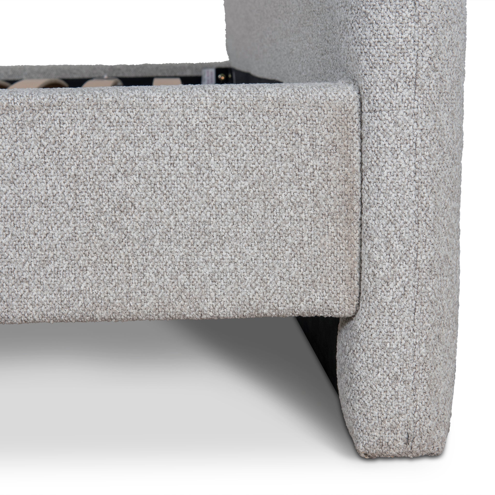 Meredith Queen Bed Frame - Clay Grey Bed Frame YoBed-Core   