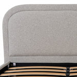 Phoebe Fabric Queen Bed Frame - Clay Grey Bed Frame YoBed-Core   