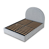 Antoni Queen Bed Frame - Cloudy Pepper Boucle with Storage Bed Frame YoBed-Core   