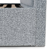 Antoni Queen Bed Frame - Cloudy Pepper Boucle with Storage Bed Frame YoBed-Core   